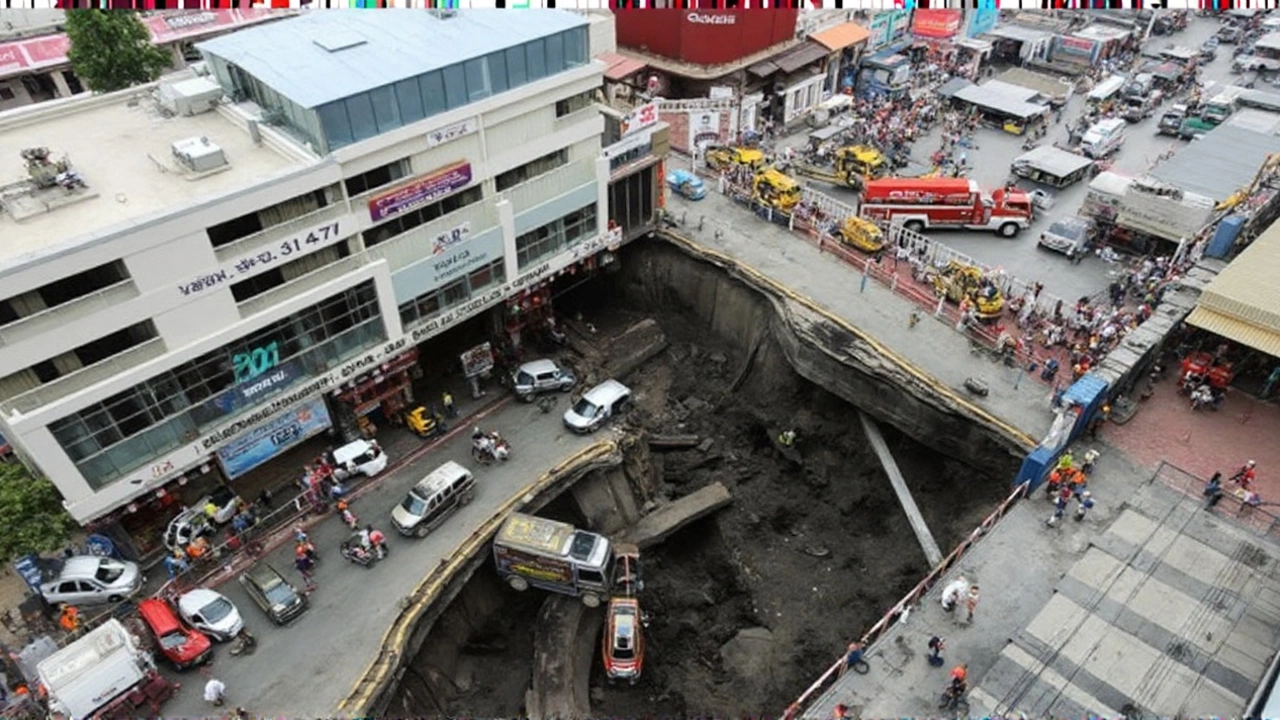 Bangkok sinkhole swallows road and hospital, forces mass evacuations